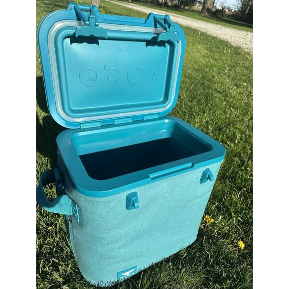 ORCA Wanderer 24 Can Soft Sided Cooler Insulated Ice Chest, Blue, $249 In Store - Picture 8 of 14